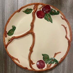 Franciscan Apple 3 Section Divided Plate